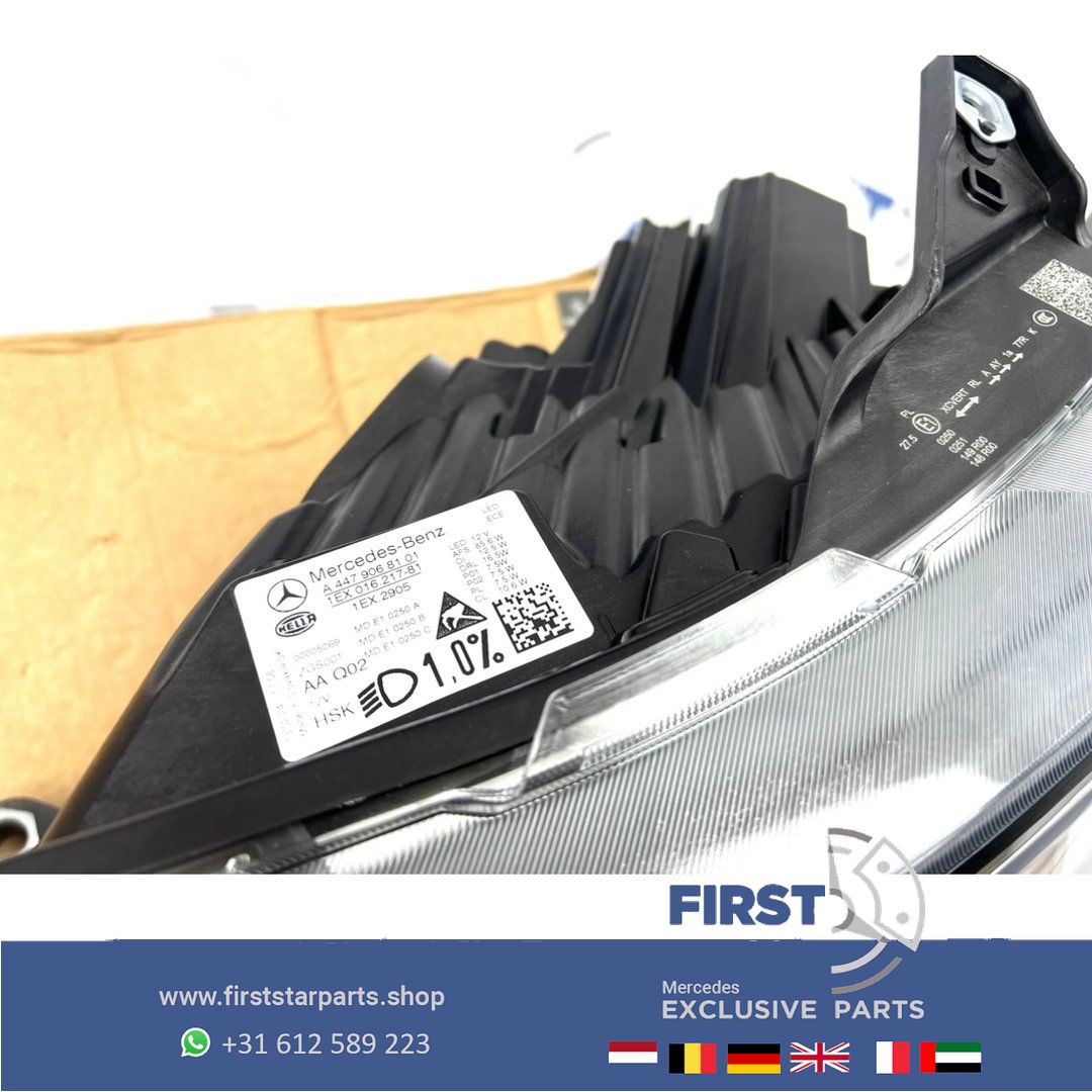 W447 V Clase FACELIFT LED MULTIBEAM KOPLAMPEN SET 2024 VITO originalINEEL LINKS + RECHTS Mercedes 2013-2026 A4479068001 + A4479068101 headlight left and right usado en Menorca foto 15