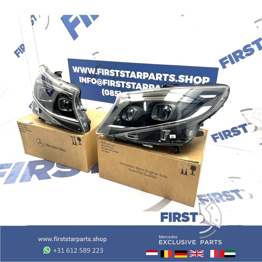 W447 V Clase FACELIFT LED MULTIBEAM KOPLAMPEN SET 2024 VITO originalINEEL LINKS + RECHTS Mercedes 2013-2026 A4479068001 + A4479068101 headlight left and right usado en Menorca foto 2
