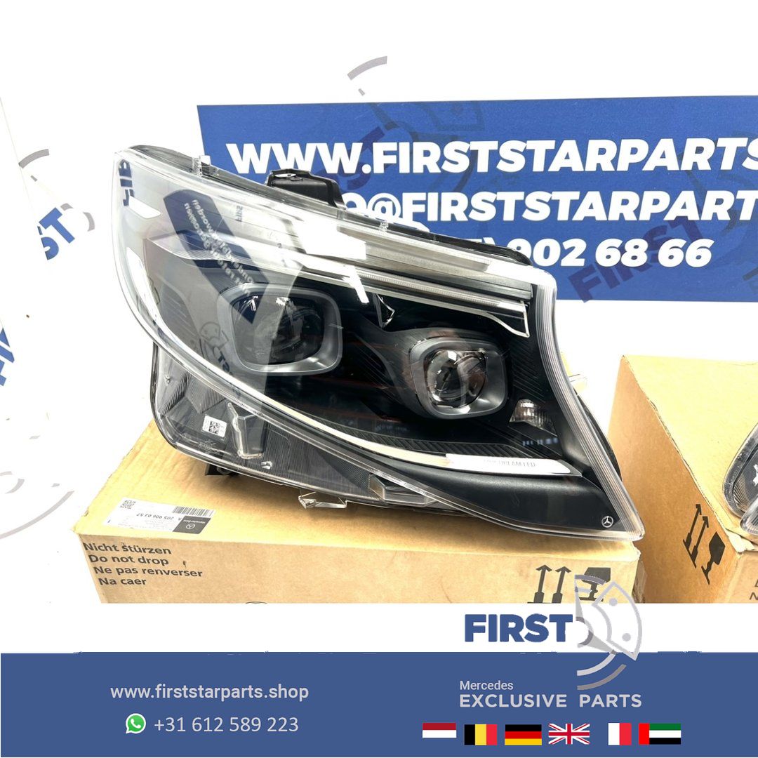 W447 V Clase FACELIFT LED MULTIBEAM KOPLAMPEN SET 2024 VITO originalINEEL LINKS + RECHTS Mercedes 2013-2026 A4479068001 + A4479068101 headlight left and right usado en Menorca foto 4