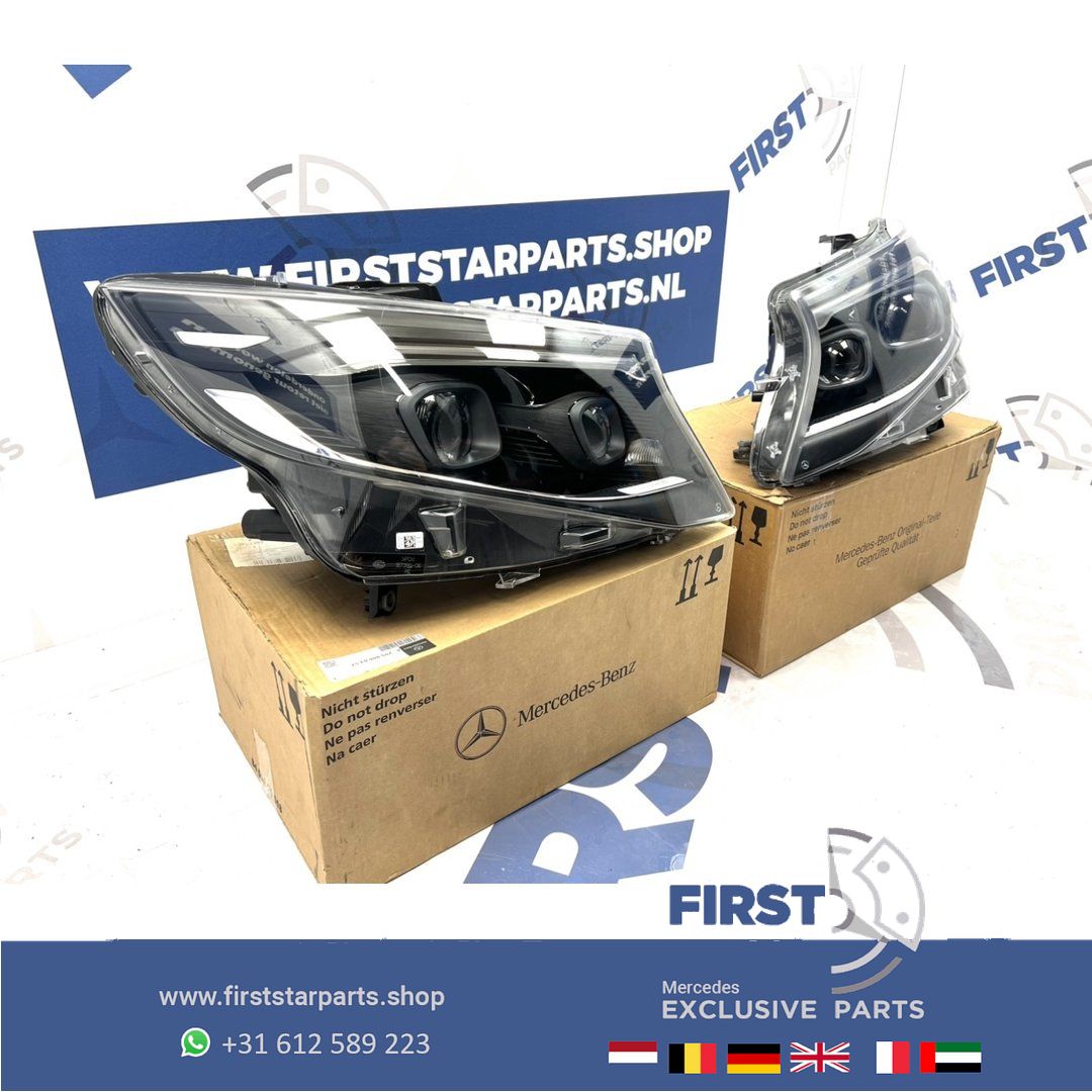 W447 V Clase FACELIFT LED MULTIBEAM KOPLAMPEN SET 2024 VITO originalINEEL LINKS + RECHTS Mercedes 2013-2026 A4479068001 + A4479068101 headlight left and right usado en Menorca foto 3