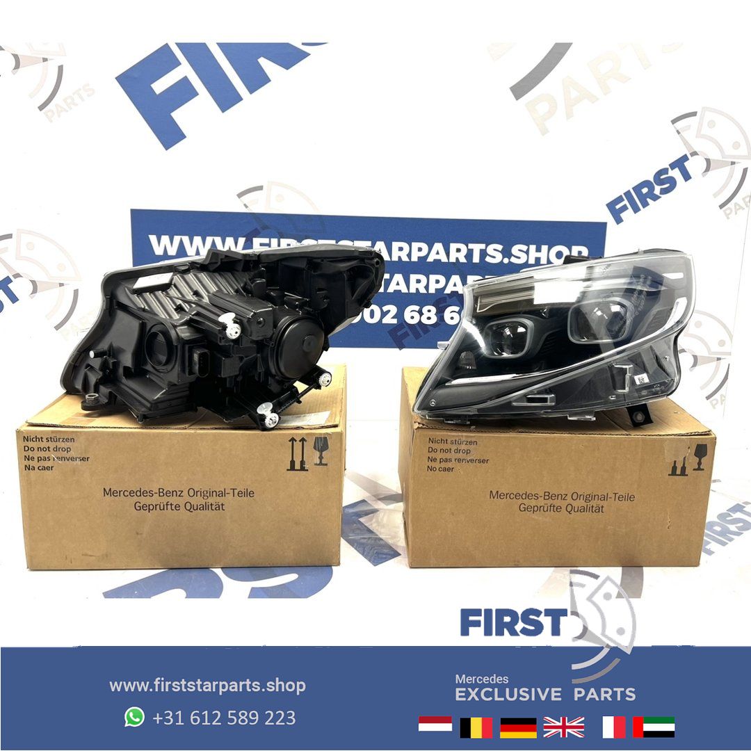 W447 V Clase FACELIFT LED MULTIBEAM KOPLAMPEN SET 2024 VITO originalINEEL LINKS + RECHTS Mercedes 2013-2026 A4479068001 + A4479068101 headlight left and right usado en Menorca foto 26