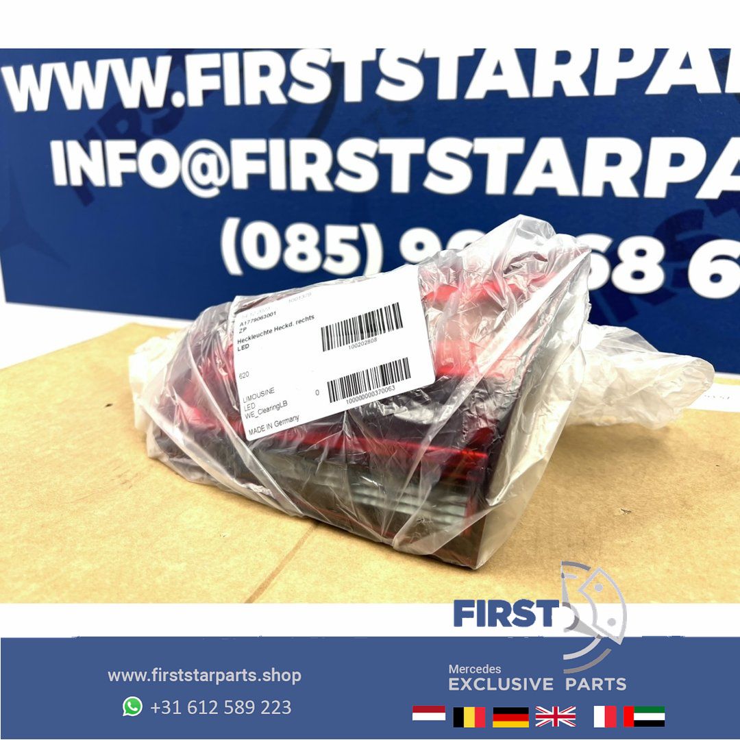 A1779063001 W177 V177 Mercedes A Clase SEDAN LED ACHTERLICHT RECHTS 2018-2024 originalINEEL MB tail light left and right usado en Menorca foto 7