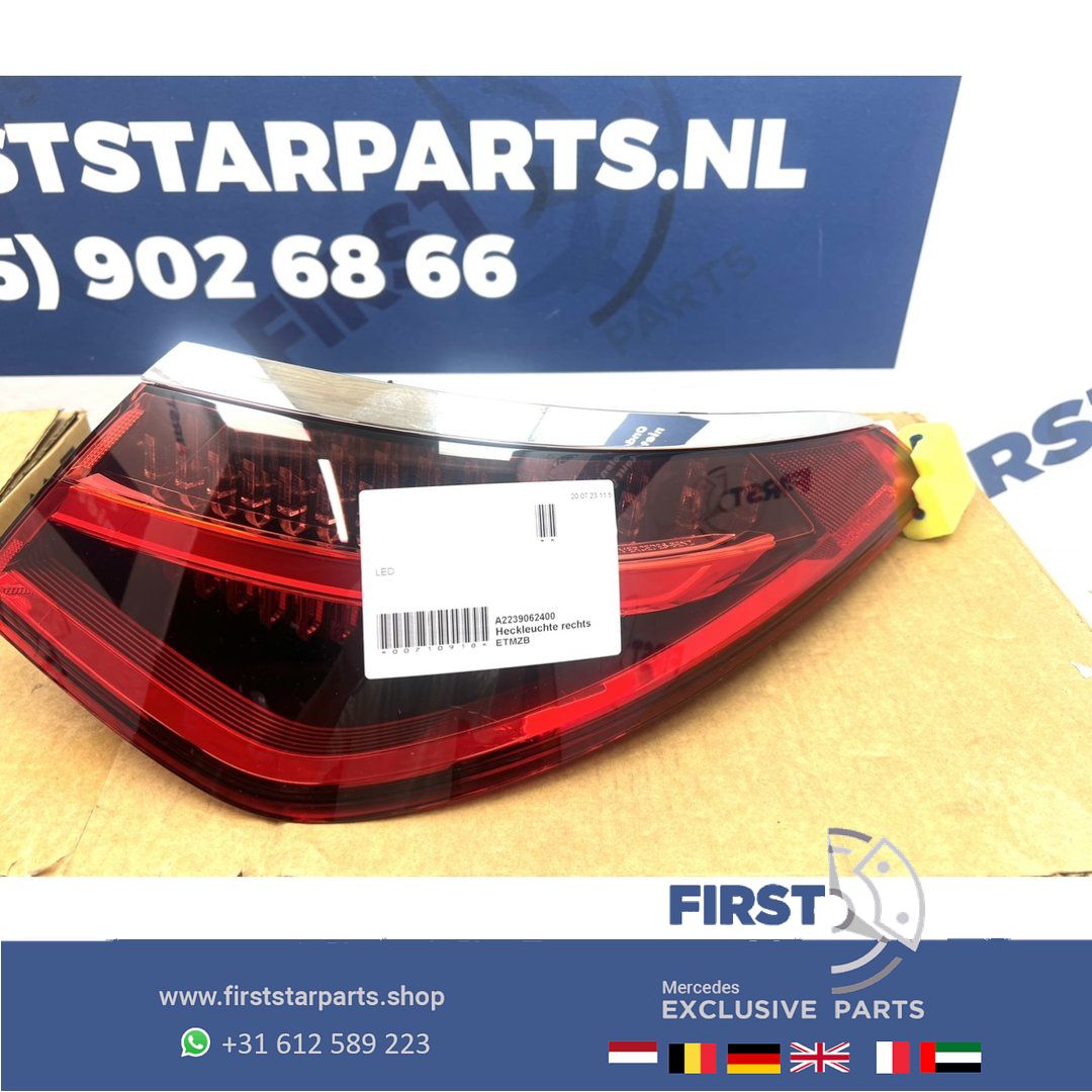 W223 ACHTERLICHT SET A2239062300 + A2239062400 S Clase VOL LED ACHTERLICHTEN LINKS RECHTS SET W223 FULL LED Mercedes S Clase 2020-2025 originalINEEL S400 S500 S600 S63 S63s S65 AMG 63 MAYBACH W223 V223 tail light left and right usado en Menorca foto 7