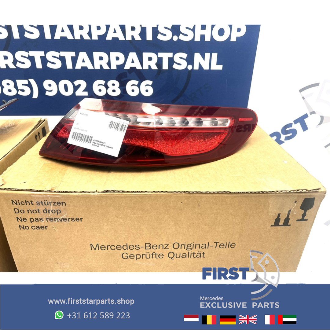 W238 E Clase ACHTERLICHT SET A2389060801 + A2389066601 A238 C238 EClase COUPÉ CABRIO VOL LED ACHTERLICHTEN LINKS RECHTS SET W238 FULL LED Mercedes E Clase 2016-2024 originalINEEL E43 E53 AMG 238 tail light left and right usado en Menorca foto 5