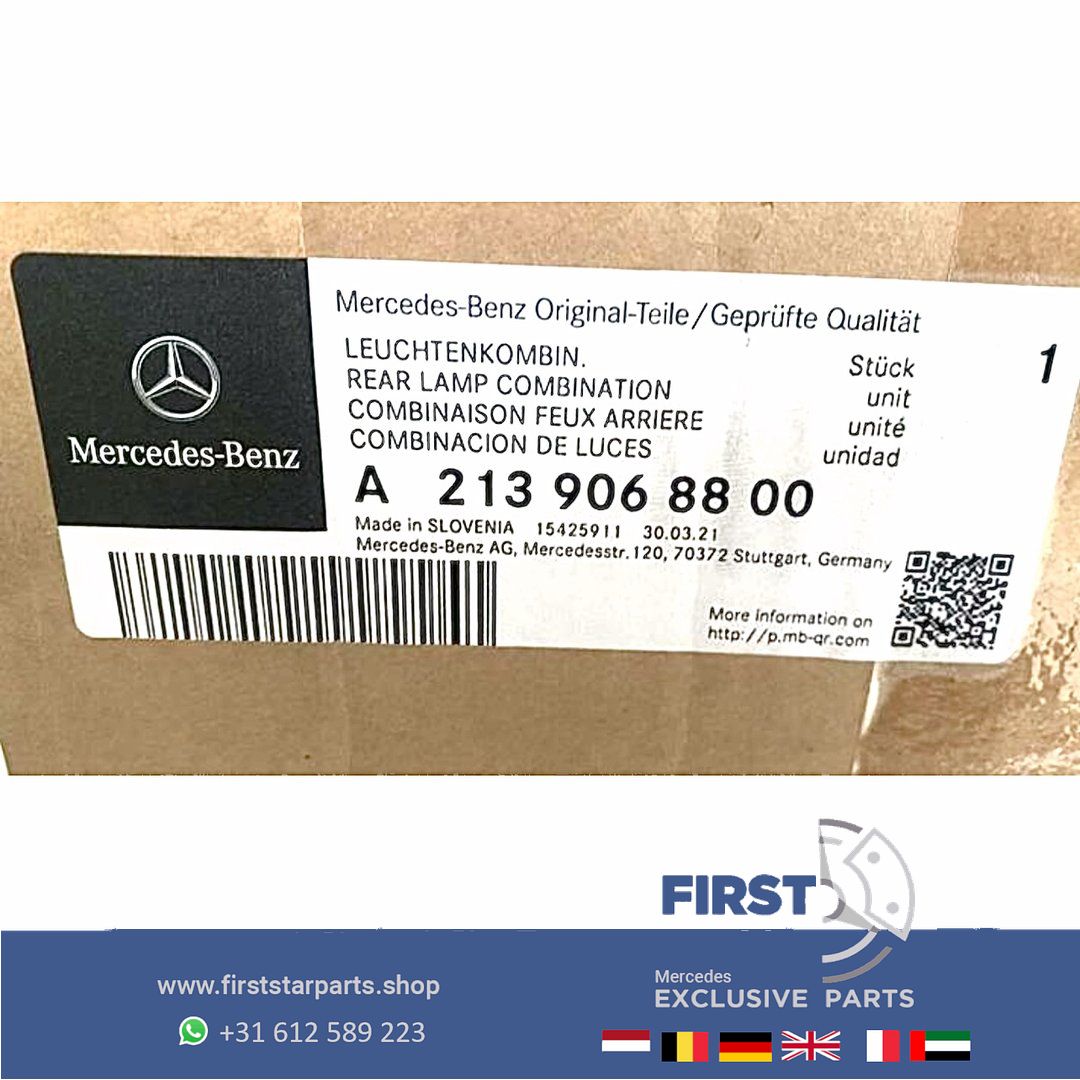 A2139068800 (W213) S213 Mercedes E Clase station LED ACHTERLICHT RECHTS W213 Familiar Familiar 2016-2023 originalINEEL MB Familiar E43 E53 E63 AMG A 213 906 88 00 tail light left and right usado en Menorca foto 11