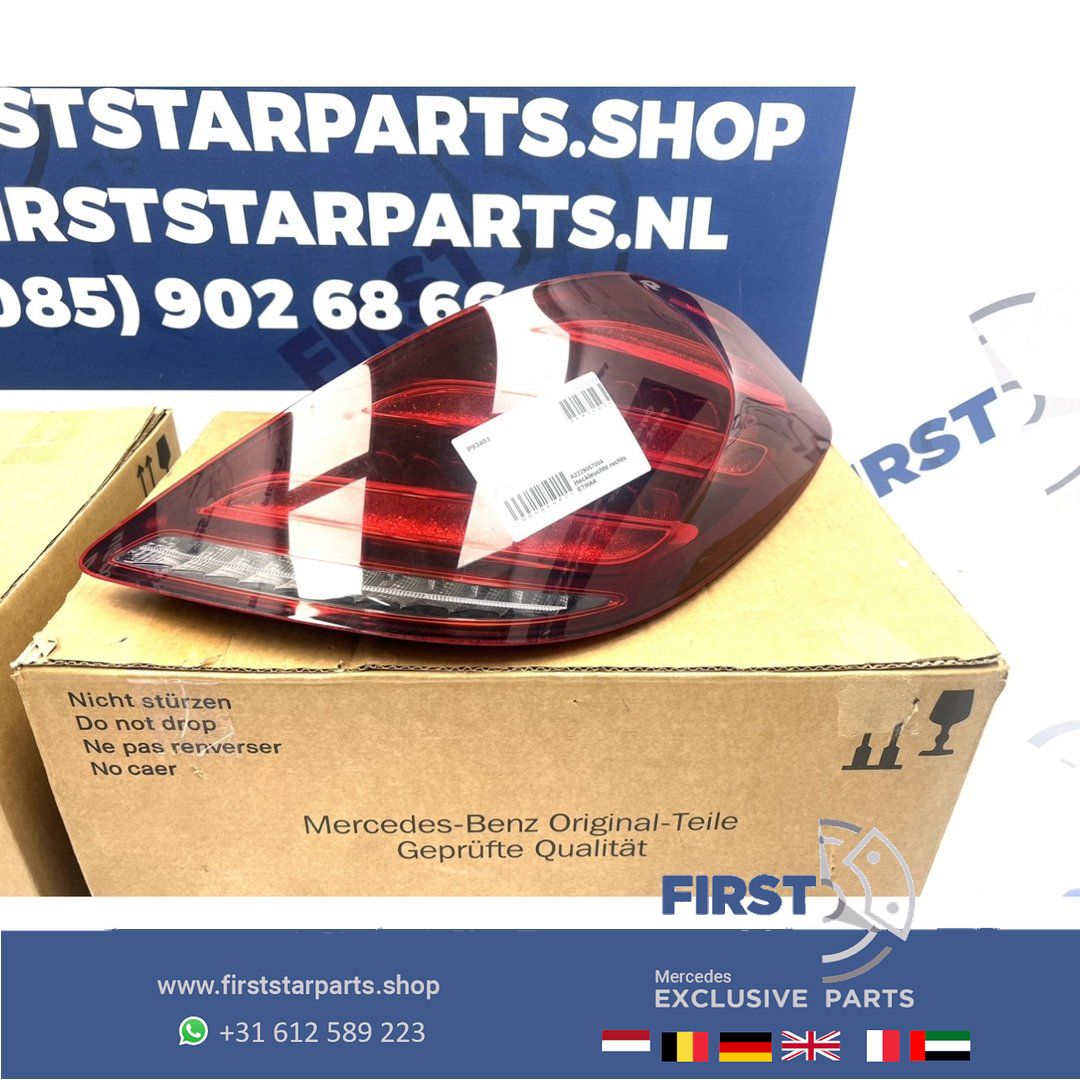 W222 S Clase FACELIFT ACHTERLICHTEN SET A2229066904 + A2229067004 VOL LED ACHTERLICHT LINKS RECHTS SET W222 FULL LED MOPF Mercedes S Clase 2013-2020 originalINEEL S400 S500 S600 S63 S63s S65 AMG 63 MAYBACH W222 V222 tail light left and right usado en Menorca foto 10