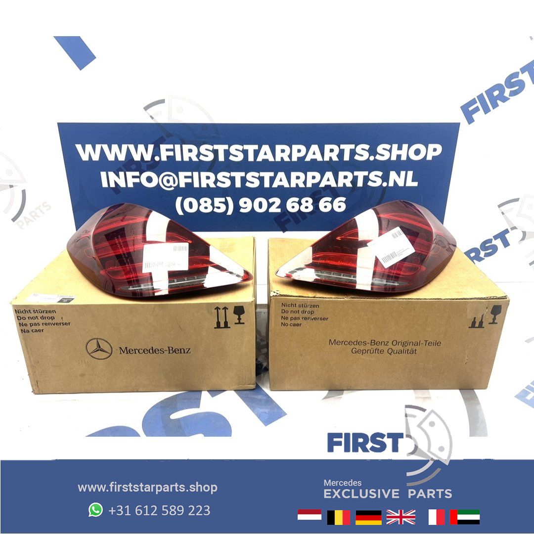W222 S Clase FACELIFT ACHTERLICHTEN SET A2229066904 + A2229067004 VOL LED ACHTERLICHT LINKS RECHTS SET W222 FULL LED MOPF Mercedes S Clase 2013-2020 originalINEEL S400 S500 S600 S63 S63s S65 AMG 63 MAYBACH W222 V222 tail light left and right usado en Menorca