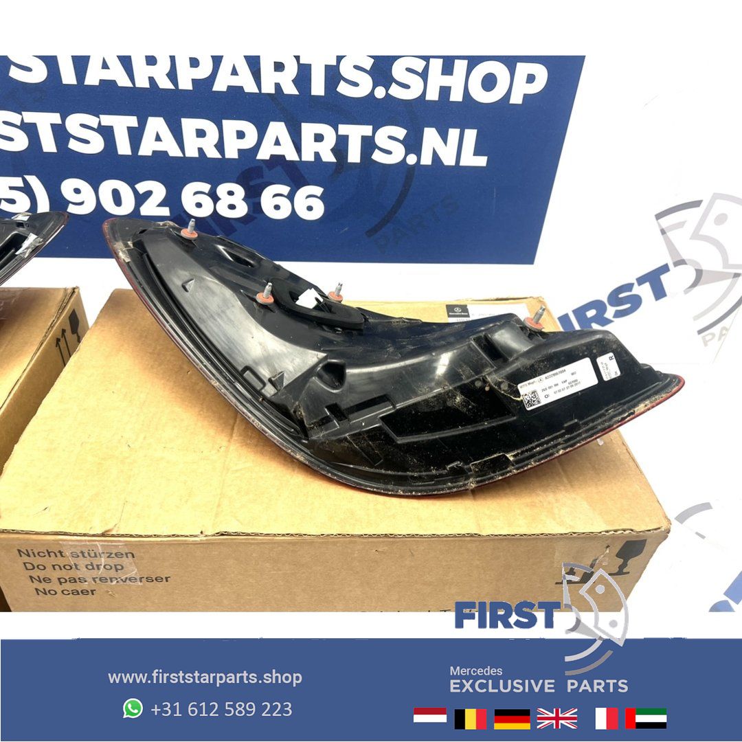 W222 S Clase FACELIFT ACHTERLICHTEN SET A2229066904 + A2229067004 VOL LED ACHTERLICHT LINKS RECHTS SET W222 FULL LED MOPF Mercedes S Clase 2013-2020 originalINEEL S400 S500 S600 S63 S63s S65 AMG 63 MAYBACH W222 V222 tail light left and right usado en Menorca foto 14