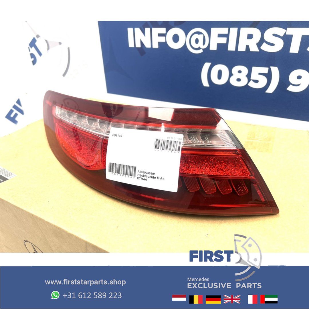 W238 E Clase ACHTERLICHTEN SET A2389060801 + A2389066601 A238 C238 EClase COUPÉ CABRIO VOL LED ACHTERLICHT LINKS RECHTS SET W238 FULL LED Mercedes E Clase 2016-2024 originalINEEL E43 E53 AMG 238 tail light left and right usado en Menorca foto 8
