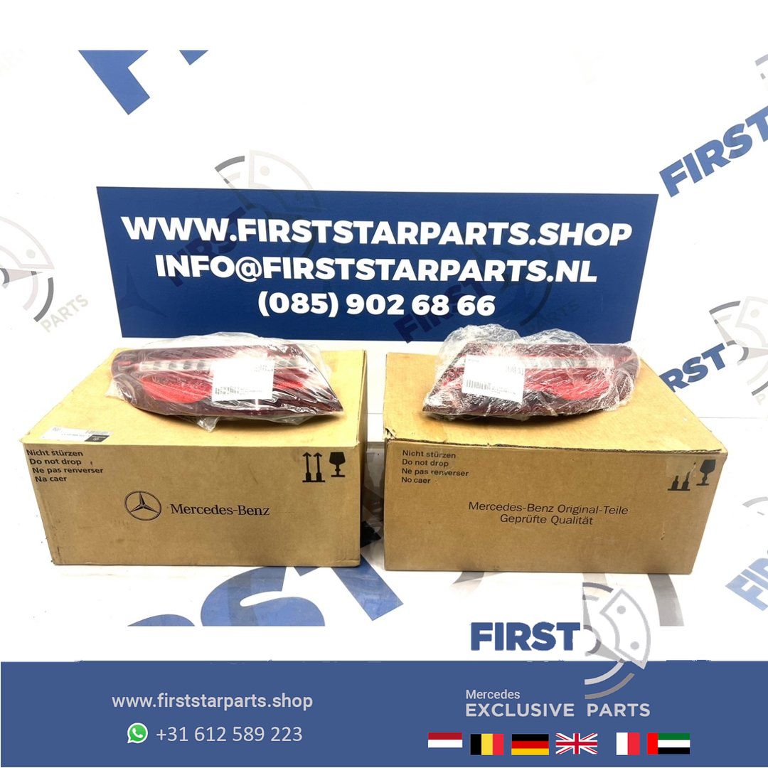 W238 E Clase ACHTERLICHTEN SET A2389060801 + A2389066601 A238 C238 EClase COUPÉ CABRIO VOL LED ACHTERLICHT LINKS RECHTS SET W238 FULL LED Mercedes E Clase 2016-2024 originalINEEL E43 E53 AMG 238 tail light left and right usado en Menorca