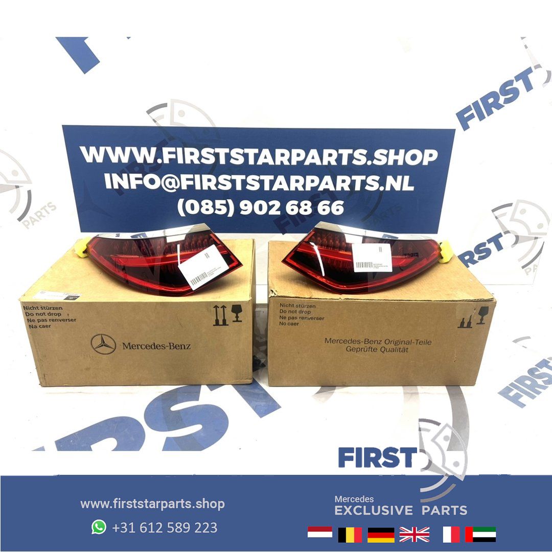 W223 S Clase ACHTERLICHTEN SET A2239062300 + A2239062400 SClase VOL LED ACHTERLICHT LINKS RECHTS SET W223 FULL LED Mercedes S Clase 2020-2025 originalINEEL S400 S500 S600 S63 S63s S65 AMG 63 MAYBACH W223 V223 tail light left and right usado en Menorca