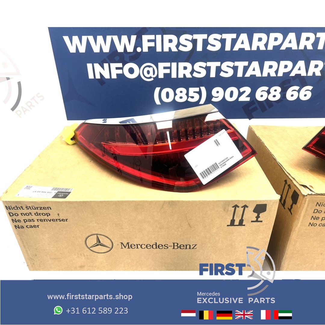 W223 S Clase ACHTERLICHTEN SET A2239062300 + A2239062400 SClase VOL LED ACHTERLICHT LINKS RECHTS SET W223 FULL LED Mercedes S Clase 2020-2025 originalINEEL S400 S500 S600 S63 S63s S65 AMG 63 MAYBACH W223 V223 tail light left and right usado en Menorca foto 4