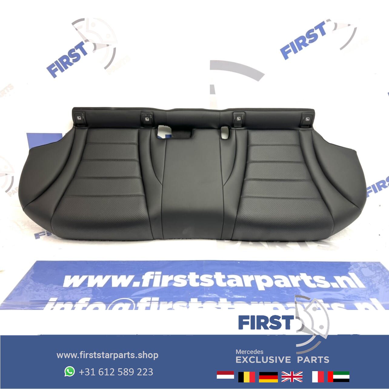 W205 Mercedes C 43 AMG interieur CClase stoelen leer 2020 ZETELS chairs and bench usado en Menorca foto 5