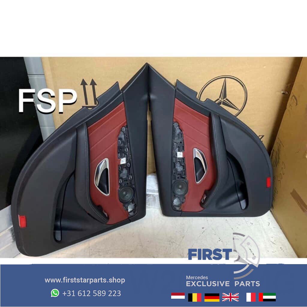 W205 deurpaneel links rechts achter voor Mercedes C Clase 2019 rood deurpanelen door upholstery door panel complete set usado en Menorca foto 2