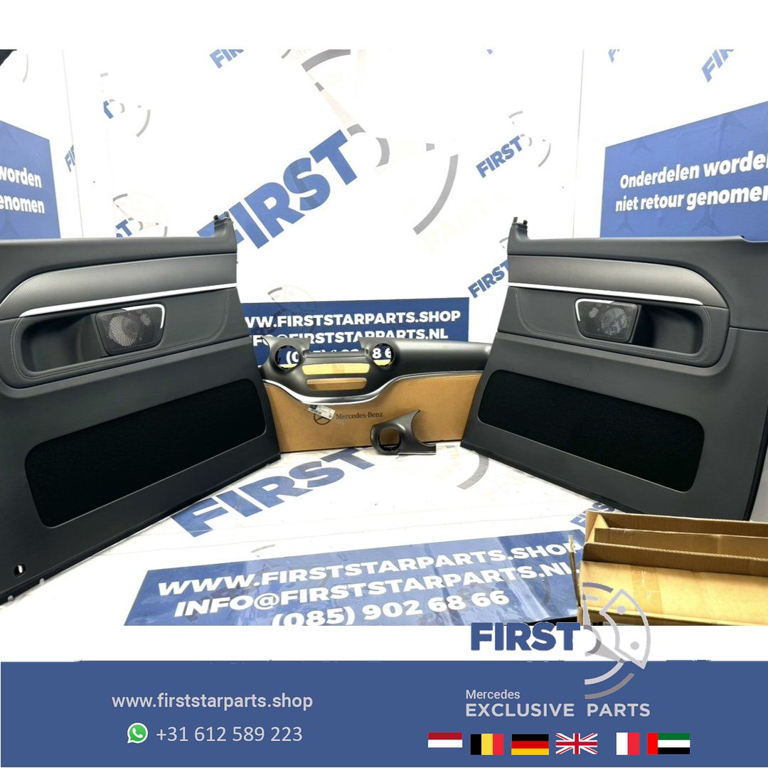 W447 V Clase CARBON INTERIEUR DASHBOARD + PORTIEREN SIERLIJST SET Mercedes VClase AMG DASHBOARDLIJSTEN SET VITO 2014-2025 W447 A447 PANEEL interior upholstery set usado en Menorca foto 2
