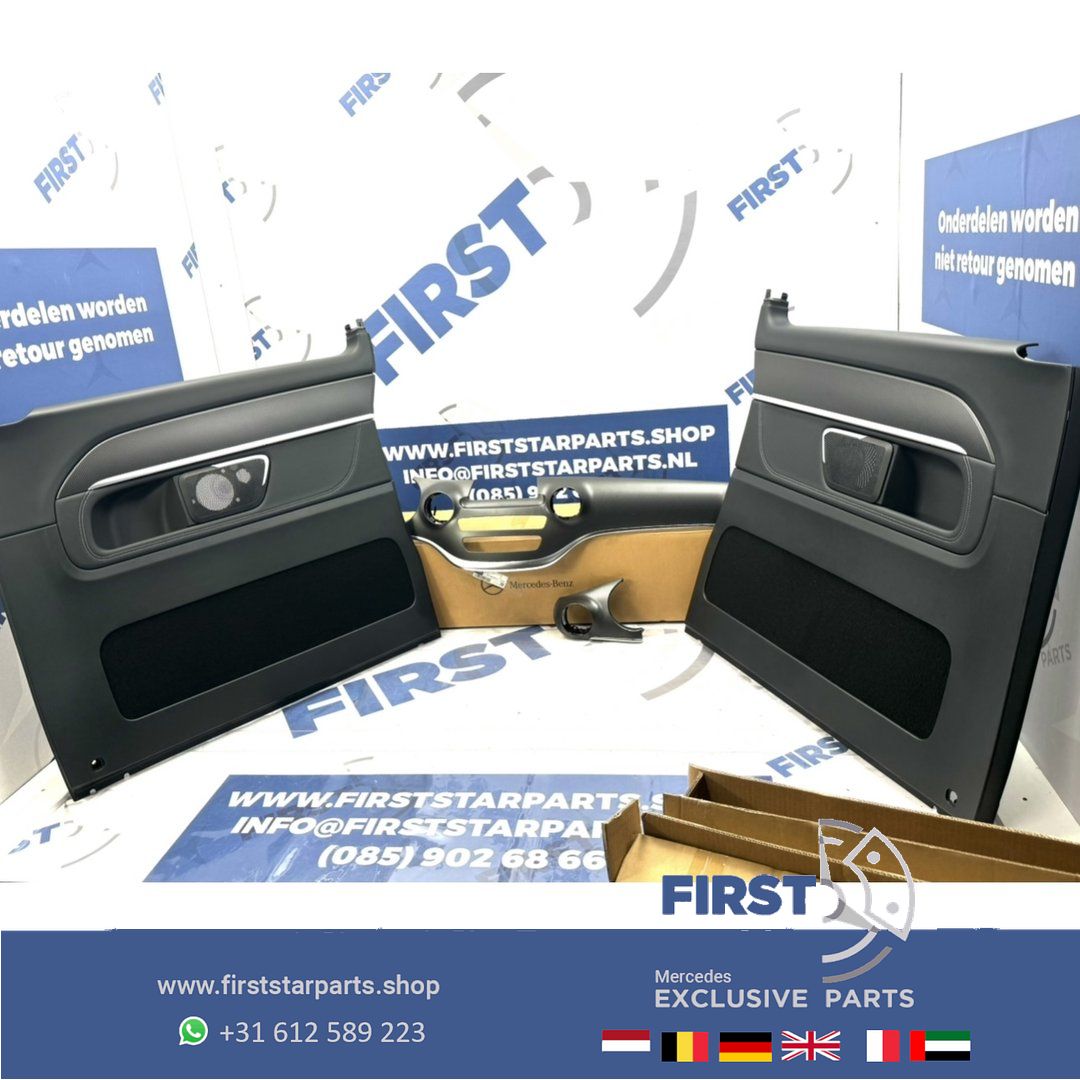 W447 V Clase CARBON INTERIEUR DASHBOARD + PORTIEREN SIERLIJST SET Mercedes VClase AMG DASHBOARDLIJSTEN SET VITO 2014-2025 W447 A447 PANEEL interior upholstery set usado en Menorca