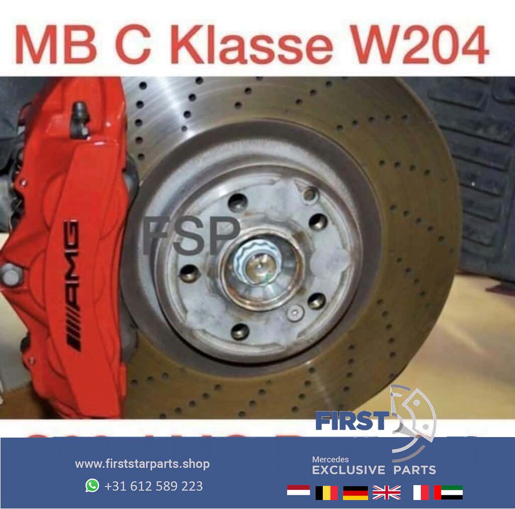 W204 C63 AMG rem set Mercedes C Clase 63 rode remklauwen + remschijven remtang brake disk + caliper left and right usado en Menorca foto 4
