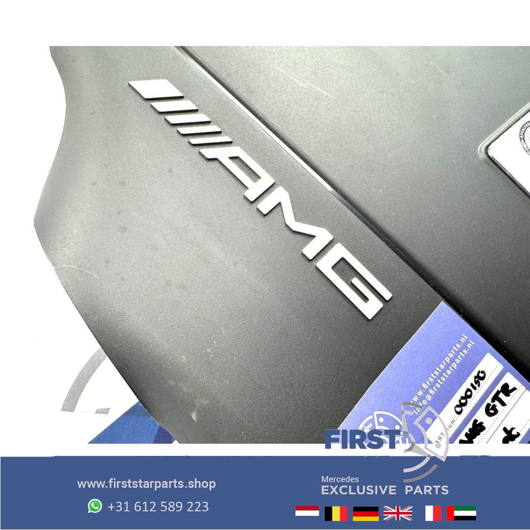 W190 C190 GT R PRO AMG motor afdekplaat A1905200022 MB GTR Clase A1905200122 GT63 GT GTC GTS GTR GT-R AMG A 190 520 00 22 / A 190 520 01 22 engine cover usado en Menorca foto 6