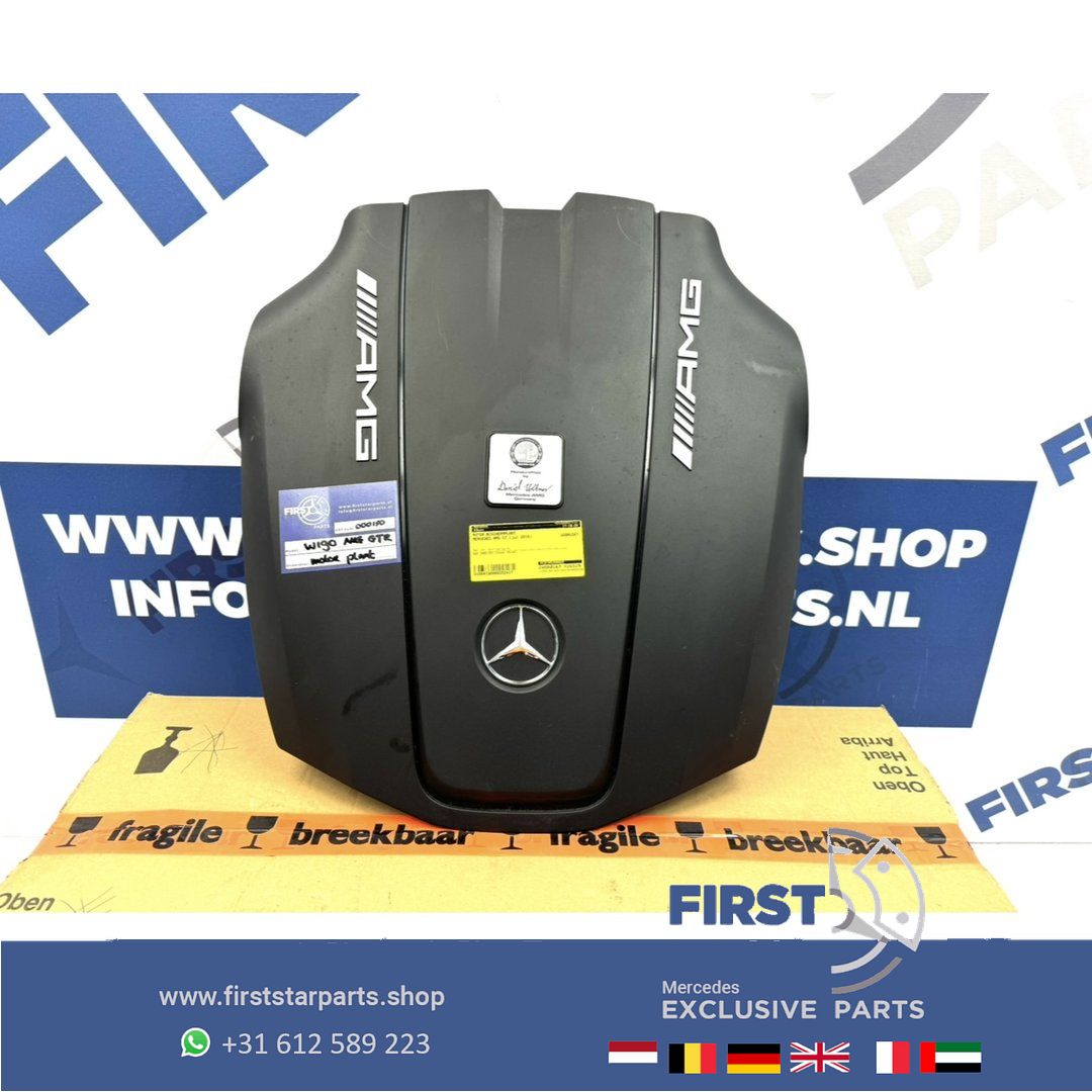 W190 C190 GT R PRO AMG motor afdekplaat A1905200022 MB GTR Clase A1905200122 GT63 GT GTC GTS GTR GT-R AMG A 190 520 00 22 / A 190 520 01 22 engine cover usado en Menorca