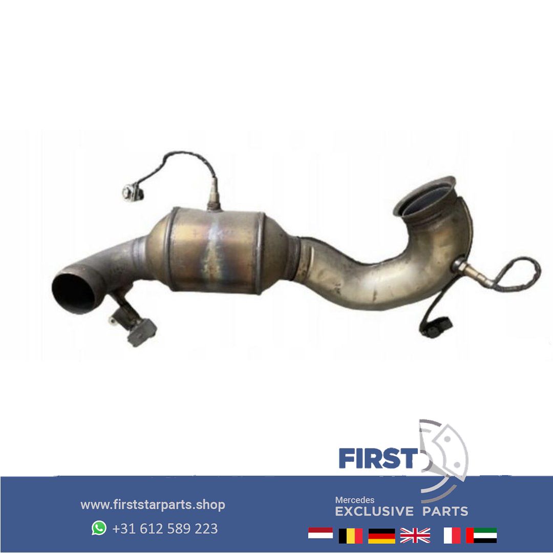 W176 A Clase A45 CLA45 GLA45 AMG Catalizador A1764900314 originalineel Mercedes A CLA GLA Clase 2013-2019 originalINEEL A 176 490 03 14 catalytic converter usado en Menorca