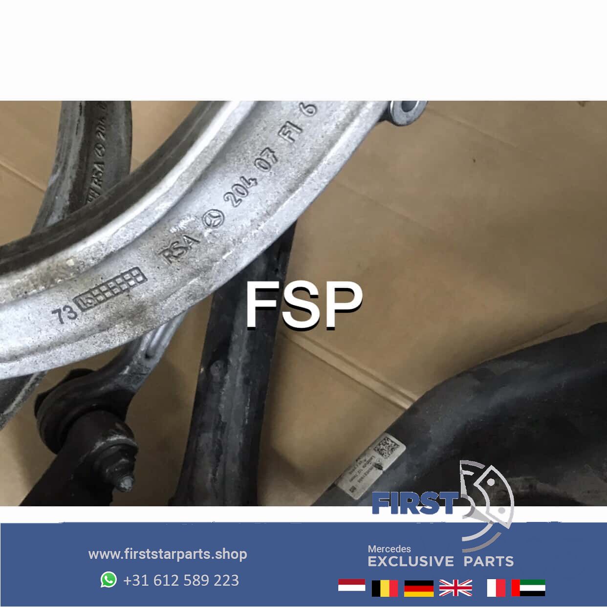 W205 C205 S205 onderstel links rechts achter fusee draagarm wielnaaf schokbreker 2014 2020 Mercedes C Clase fusee and accessories usado en Menorca foto 5