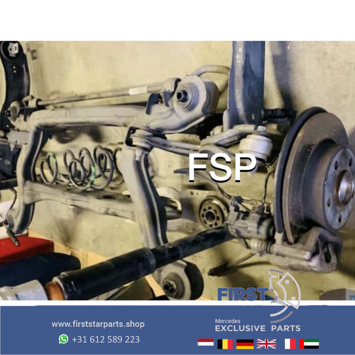Achteras / achterbrug completo MB W176 A W246 B W117 CLA W156 GLA Clase rear axle usado en Menorca foto 4