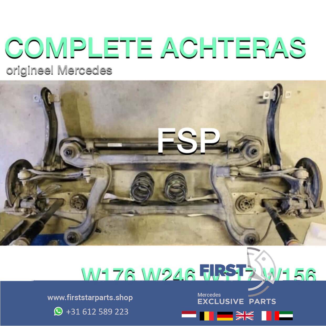 Achteras W176 W246 W117 W156 A CLA GLA completo Mercedes rear axle usado en Menorca