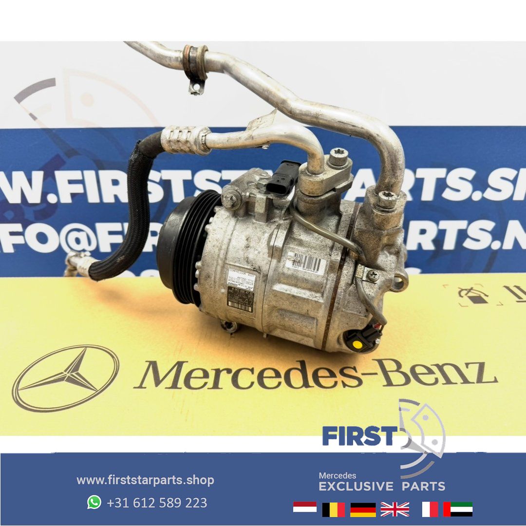 AIRCO POMP A0008304702 0008304702 W167 W177 R192 W205 W217 W222 R232 W253 R290 W463 Airco Compressor A45 CLA45 C63 S63 GLC63 GLE63 G63 AIRCOPOMP KOELMIDDELCOMPRESSOR air conditioning pump air conditioning compressor usado en Menorca foto 2
