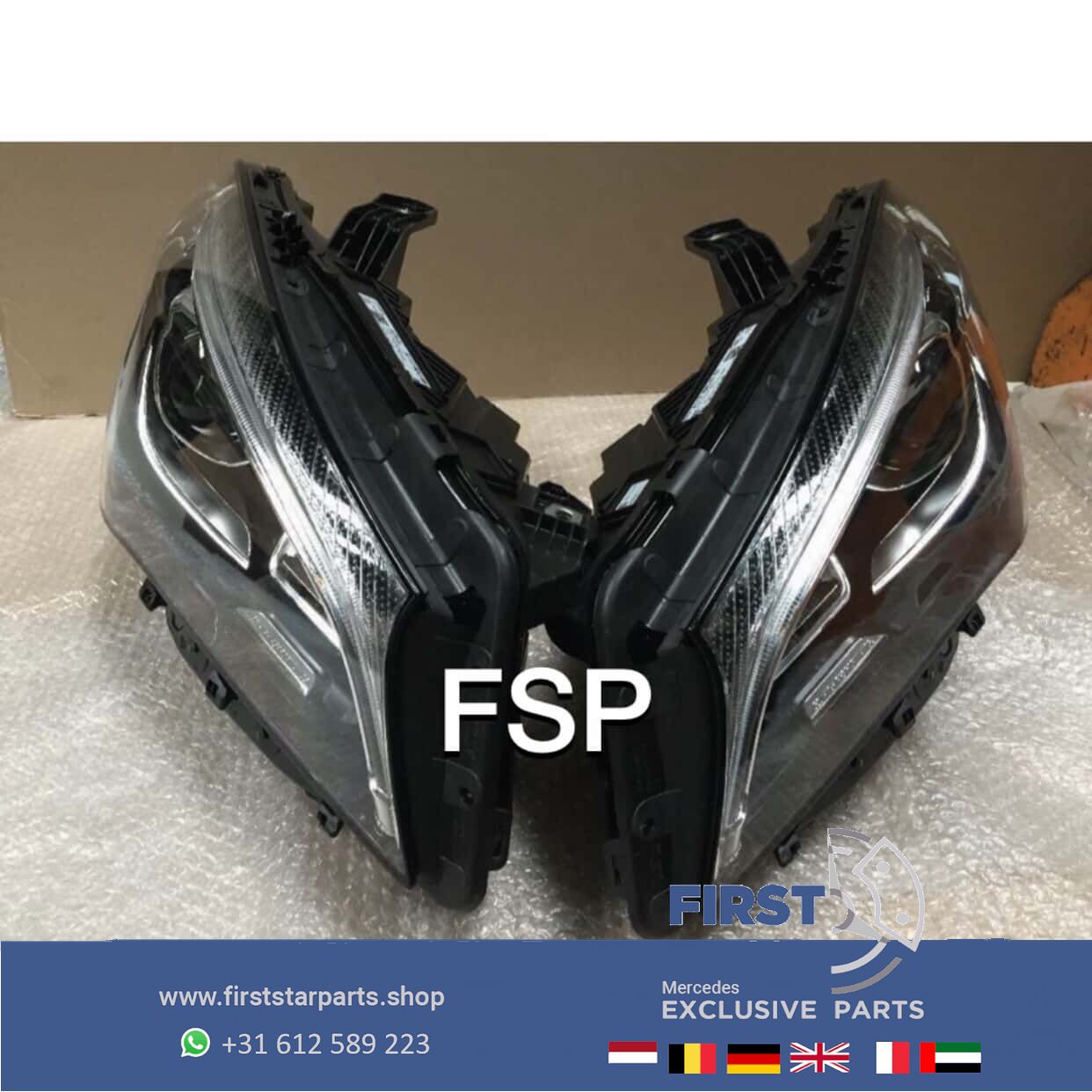 W117 X117 CLA Facelift VOL LED Koplamp LINKS RECHTS SET Mercedes 2013-2019 originalineel headlight left and right usado en Menorca foto 3