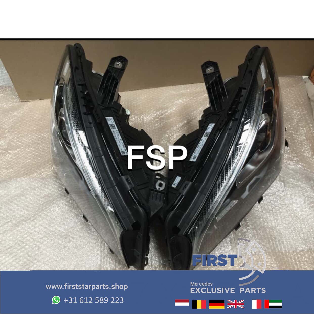 W117 X117 CLA Facelift VOL LED Koplamp LINKS RECHTS SET Mercedes 2013-2019 originalineel headlight left and right usado en Menorca foto 4