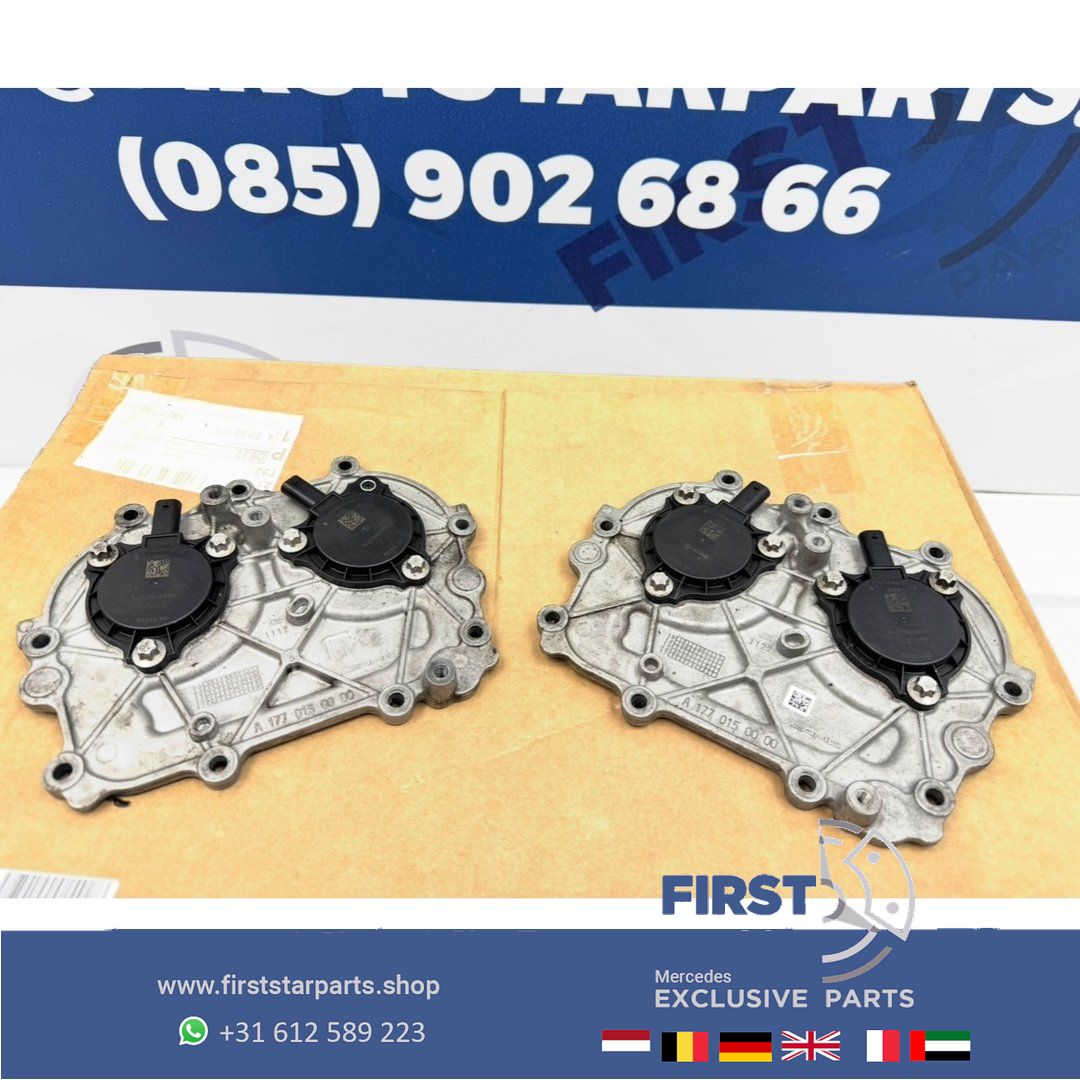Kettingkastdeksel A1770150000 Mercedes AMG 4.0 V8 M176 AMG 201 C63 GLC63 E63 GT63 GTS GTR S63 G63 GLE63 AMG Kettingkast deksel W167 W177 R192 W205 W217 W222 R232 W253 R290 W463 A45 CLA45 C63 S63 GLC63 GLE63 G63 V8 A 177 015 00 00 Kettingkastdeksel chain guide usado en Menorca