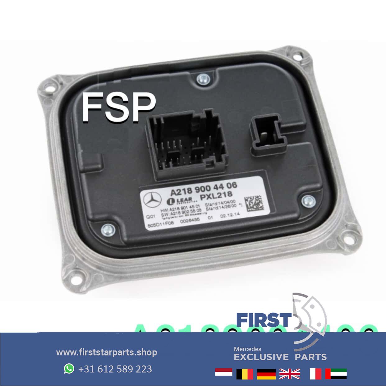 W218 CLS A2189004406 Koplamp Module Mercedes originalINEEL L/R koplampmodule headlight adjustment motor usado en Menorca foto 2