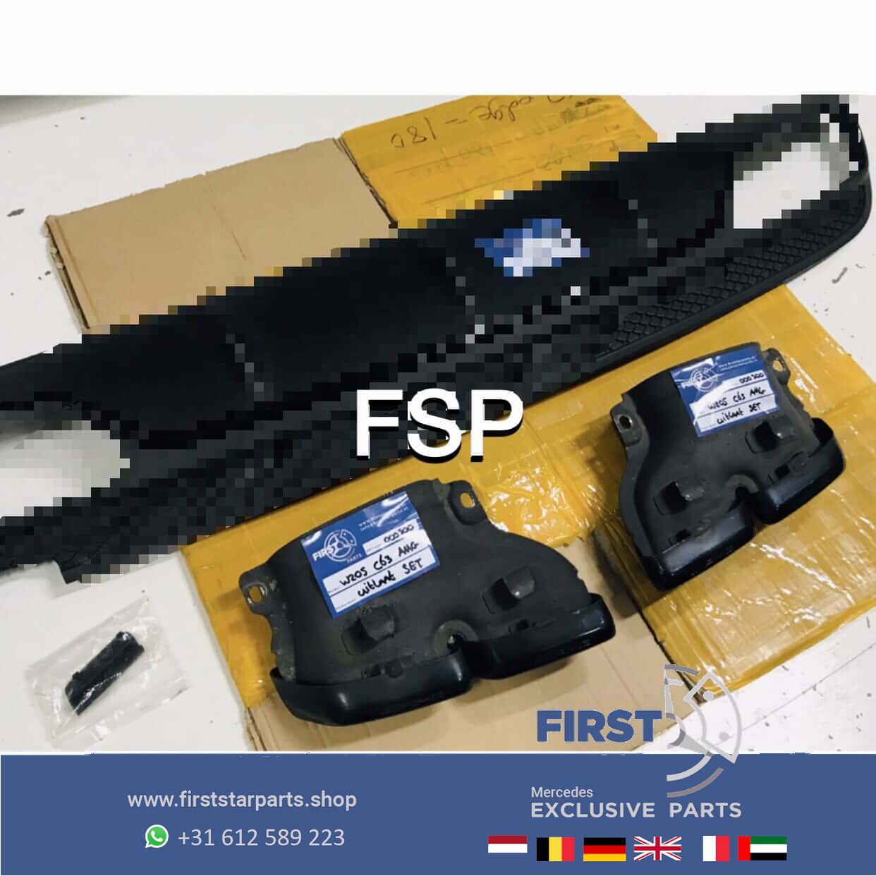 W205 C205 C63 AMG escape SIERSTUKKEN Mercedes 2014-2020 NIGHT PAKKET exhaust decoration usado en Menorca foto 3