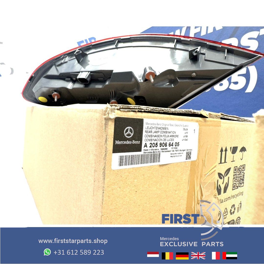 A205 C205 VOL LED ACHTERLICHT SET LINKS + RECHTS Mercedes C Clase 2015-2018 originalINEEL COUPÉ CABRIO A2059066305 + A2059066405 63 W205 tail light left and right usado en Menorca foto 14