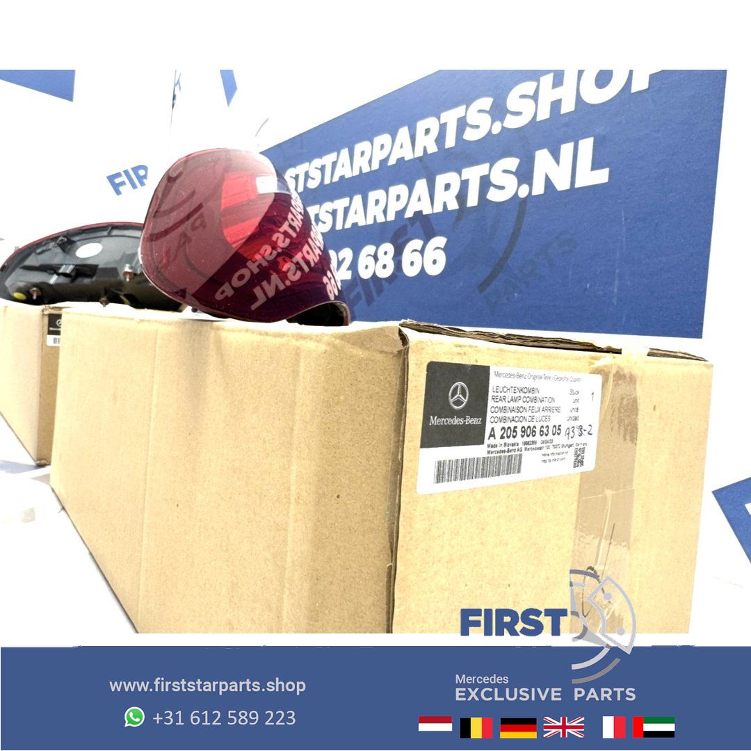 A205 C205 VOL LED ACHTERLICHT SET LINKS + RECHTS Mercedes C Clase 2015-2018 originalINEEL COUPÉ CABRIO A2059066305 + A2059066405 63 W205 tail light left and right usado en Menorca foto 12
