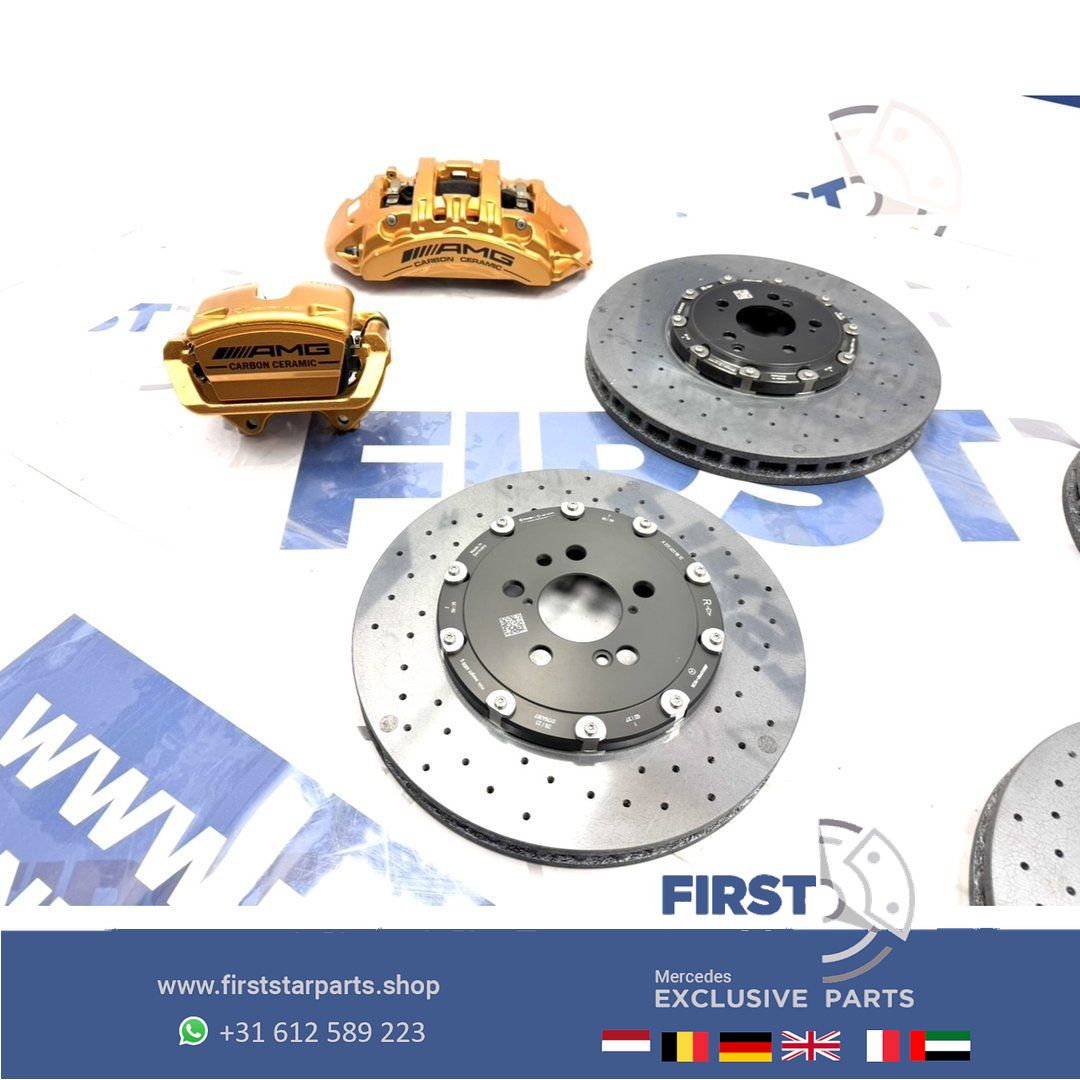 C63 E63 CLS63 GT63 S63 AMG Keramische Rem Set Remklauwen schijven A2314211512 A2314211612 A2314230612 A2314230712 originalINEEL MERCEDES KLAUWEN / SCHIJVEN / BLOKKEN completo brake disk + caliper left and right usado en Menorca foto 4