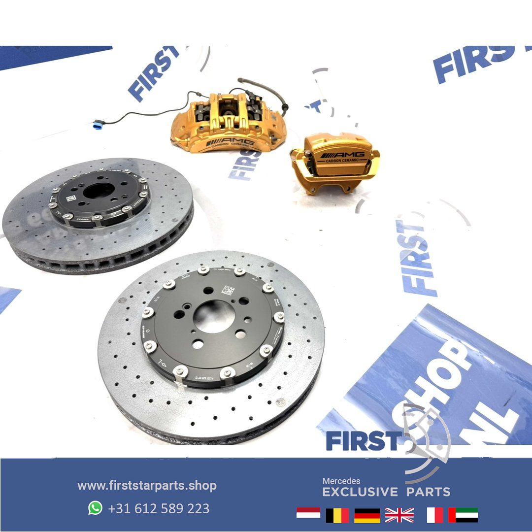 C63 E63 CLS63 GT63 S63 AMG Keramische Rem Set Remklauwen schijven A2314211512 A2314211612 A2314230612 A2314230712 originalINEEL MERCEDES KLAUWEN / SCHIJVEN / BLOKKEN completo brake disk + caliper left and right usado en Menorca foto 5