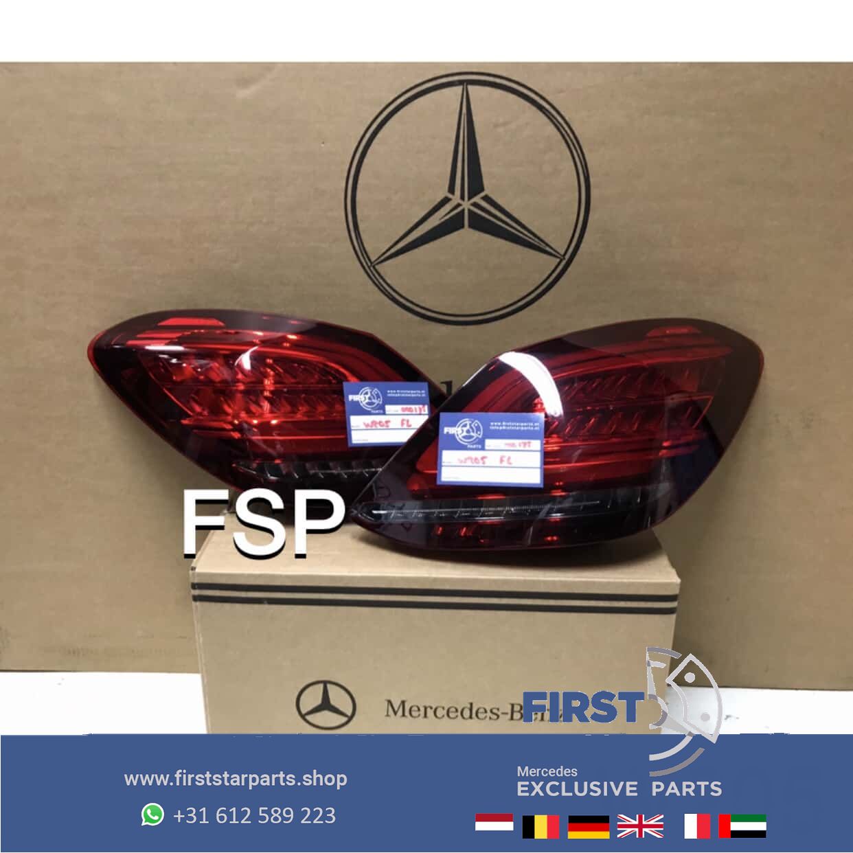 W205 FACELIFT LED ACHTERLICHT originalineel Mercedes C Clase 2019-2021 LINKS RECHTS SET tail light left and right usado en Menorca foto 2