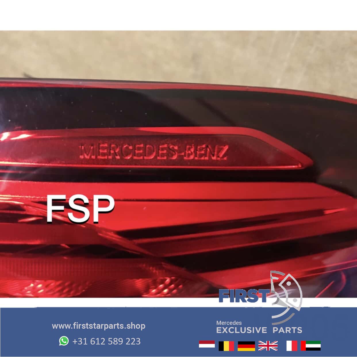 W205 FACELIFT LED ACHTERLICHT LINKS RECHTS SET Mercedes C Clase 2019-2021 tail light left and right usado en Menorca foto 6