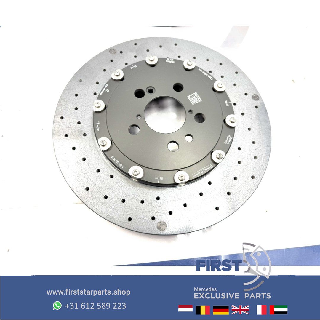C63 E63 CLS63 GT63 S63 AMG Keramische Rem Set Remklauwen schijven A2314211512 A2314211612 A2314230612 A2314230712 originalINEEL MERCEDES KLAUWEN / SCHIJVEN / BLOKKEN completo brake disk + caliper left and right usado en Menorca foto 15