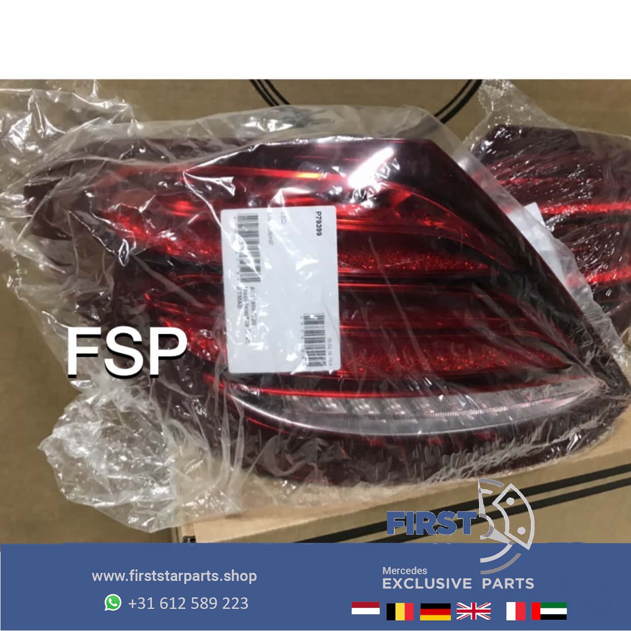 W213 VOL LED ACHTERLICHT LINKS originalINEEL Mercedes E Clase 2016-2021 LINKER LAMP tail light left and right usado en Menorca