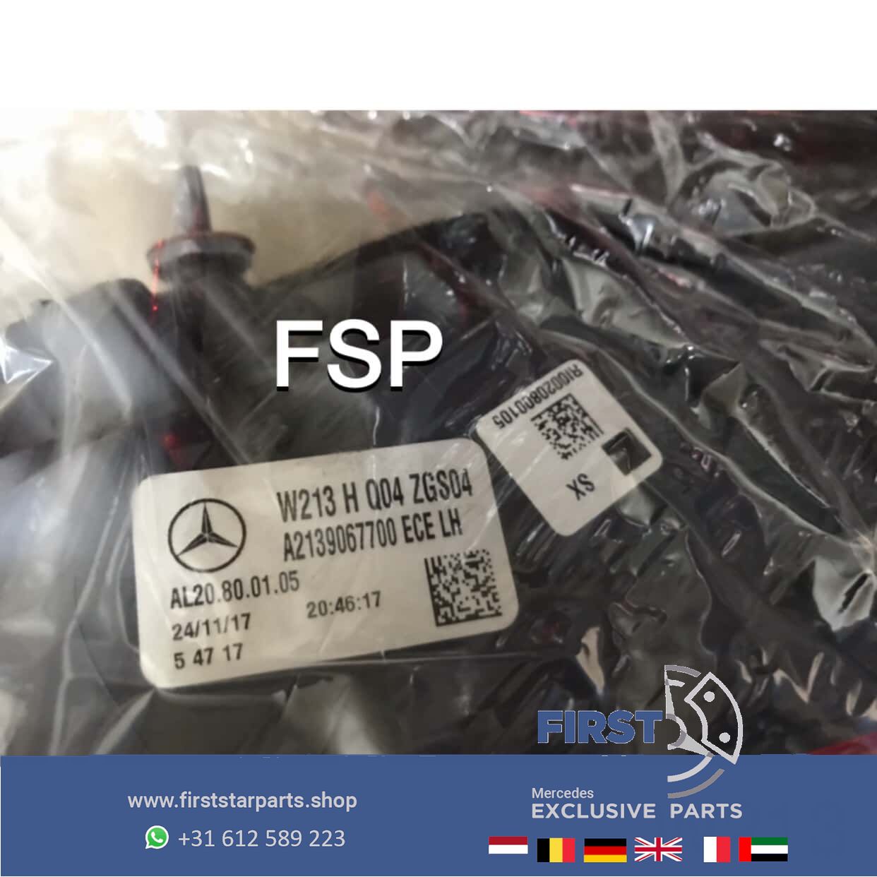 W213 VOL LED ACHTERLICHT LINKS originalINEEL Mercedes E Clase 2016-2021 LINKER LAMP tail light left and right usado en Menorca foto 3