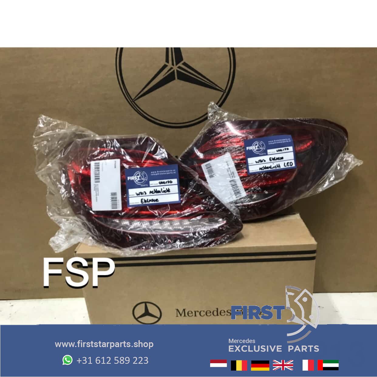 W213 VOL LED ACHTERLICHT LINKS originalINEEL Mercedes E Clase 2016-2021 LINKER LAMP tail light left and right usado en Menorca foto 7