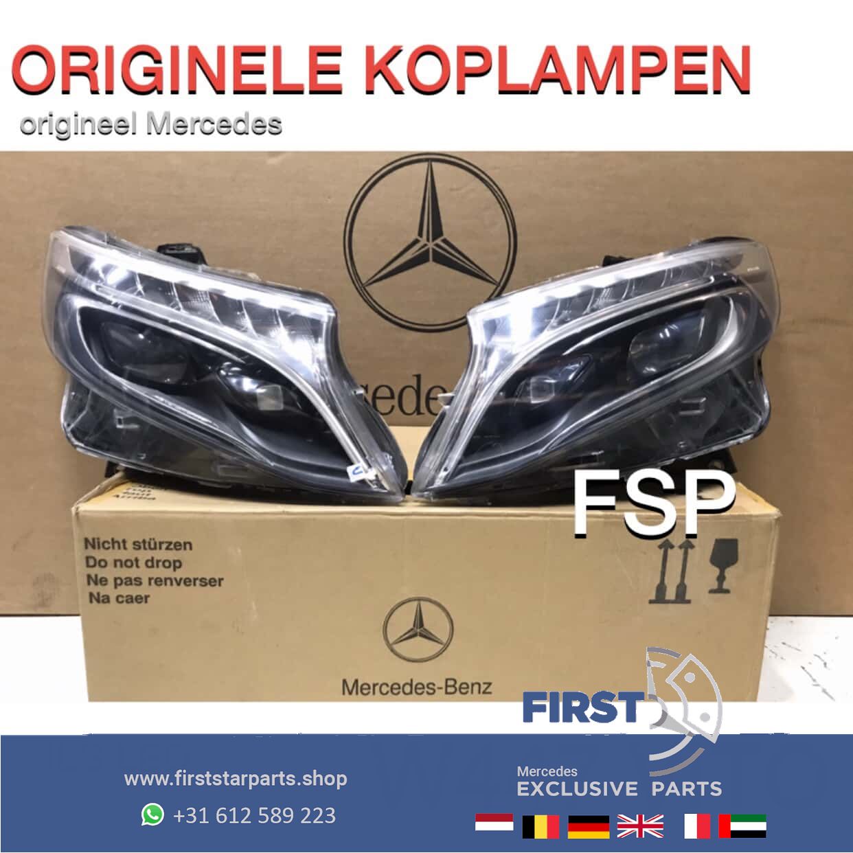 W447 LED ILS KOPLAMP SET LINKS + RECHTS VITO / V Clase Intelligent Light System 2014-2020 originalINEEL MERCEDES headlight left and right usado en Menorca