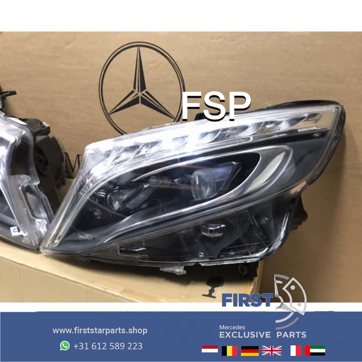 W447 LED ILS KOPLAMP SET LINKS + RECHTS VITO / V Clase Intelligent Light System 2014-2020 originalINEEL MERCEDES headlight left and right usado en Menorca foto 2