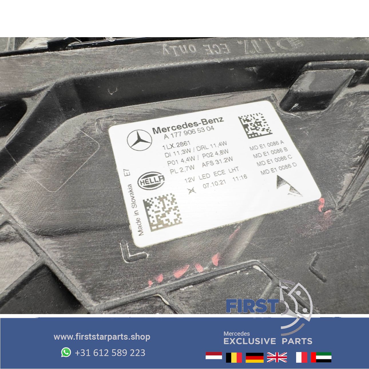 W177 A Clase FACELIFT HIGH PERFORMANCE koplamp LINKS RECHTS 2021-2026 LED A1779064406 A1779065304 headlight left and right usado en Menorca foto 9