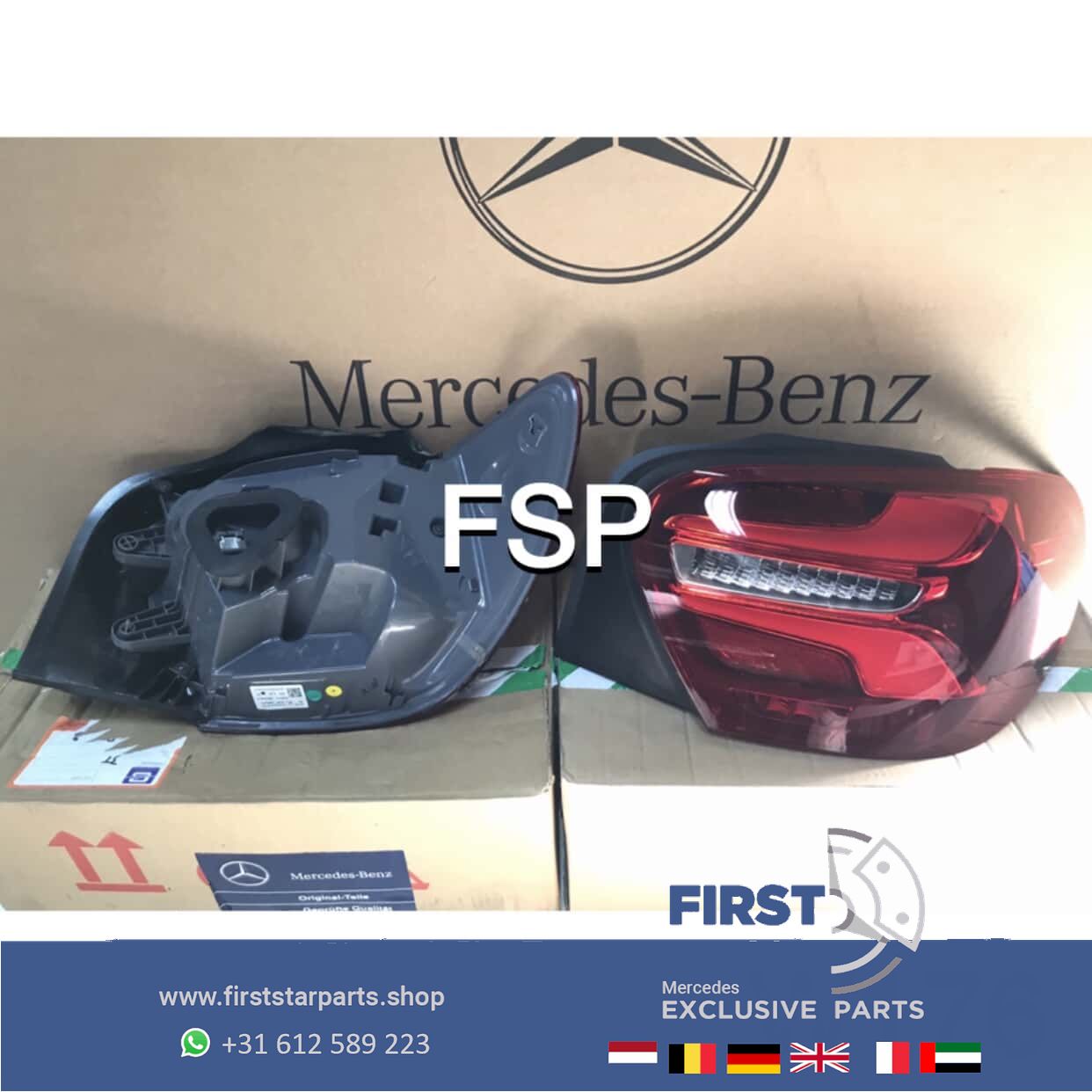 W176 A Clase VOL LED FACELIFT ACHTERLICHTEN LINKS RECHTS Mercedes 2012-2018 originalINEEL tail light left and right usado en Menorca foto 4