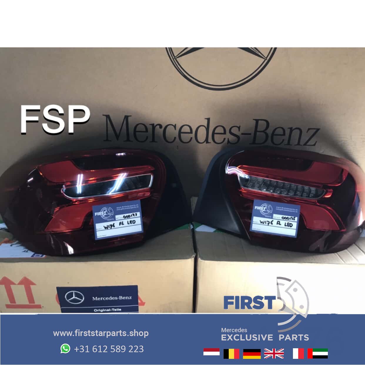 W176 A Clase VOL LED FACELIFT ACHTERLICHTEN LINKS RECHTS Mercedes 2012-2018 originalINEEL tail light left and right usado en Menorca foto 7