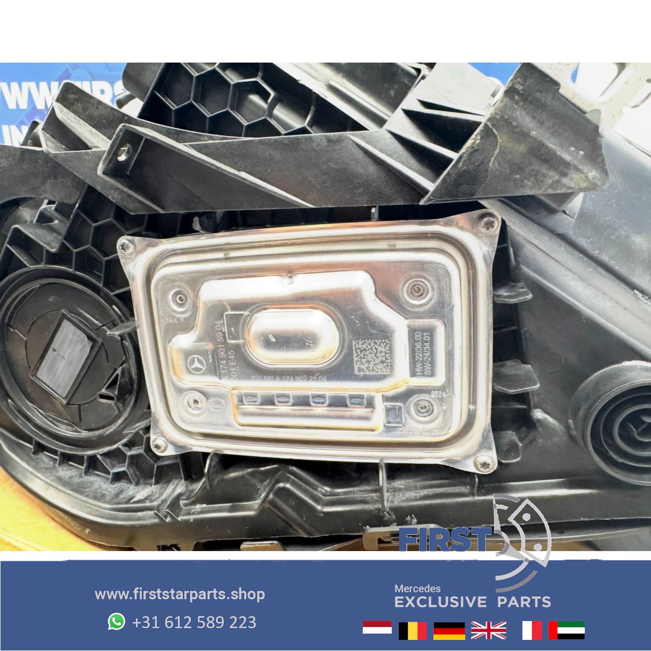 W174 CLA LED HIGH PERFORMANCE KOPLAMP SET LINKS + RECHTS A1749062502 A1749062602 Mercedes 2025-2029 originalINEEL MB A 174 906 25 02 / A 174 906 26 02 LINKER + RECHTER LAMP SCHEINWERFER HEADLIGHT SET headlight left and right usado en Menorca foto 18