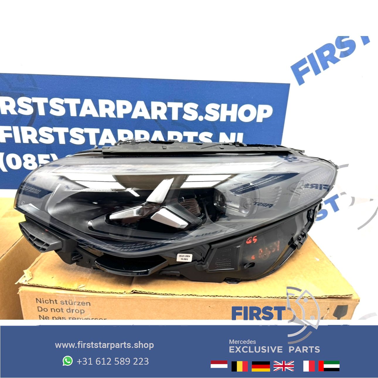 W174 CLA LED HIGH PERFORMANCE KOPLAMP SET LINKS + RECHTS A1749062502 A1749062602 Mercedes 2025-2029 originalINEEL MB A 174 906 25 02 / A 174 906 26 02 LINKER + RECHTER LAMP SCHEINWERFER HEADLIGHT SET headlight left and right usado en Menorca foto 5